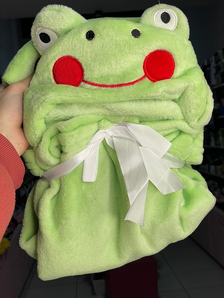 Manta con gorro bebe