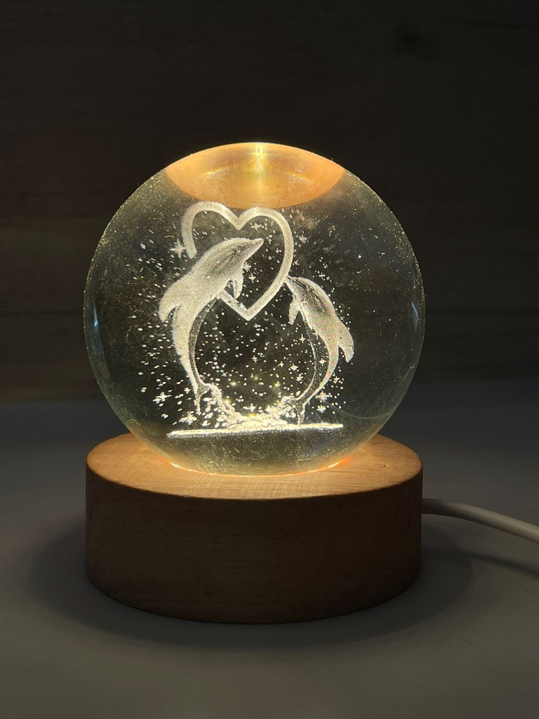 Esfera con luz 3D (varios)