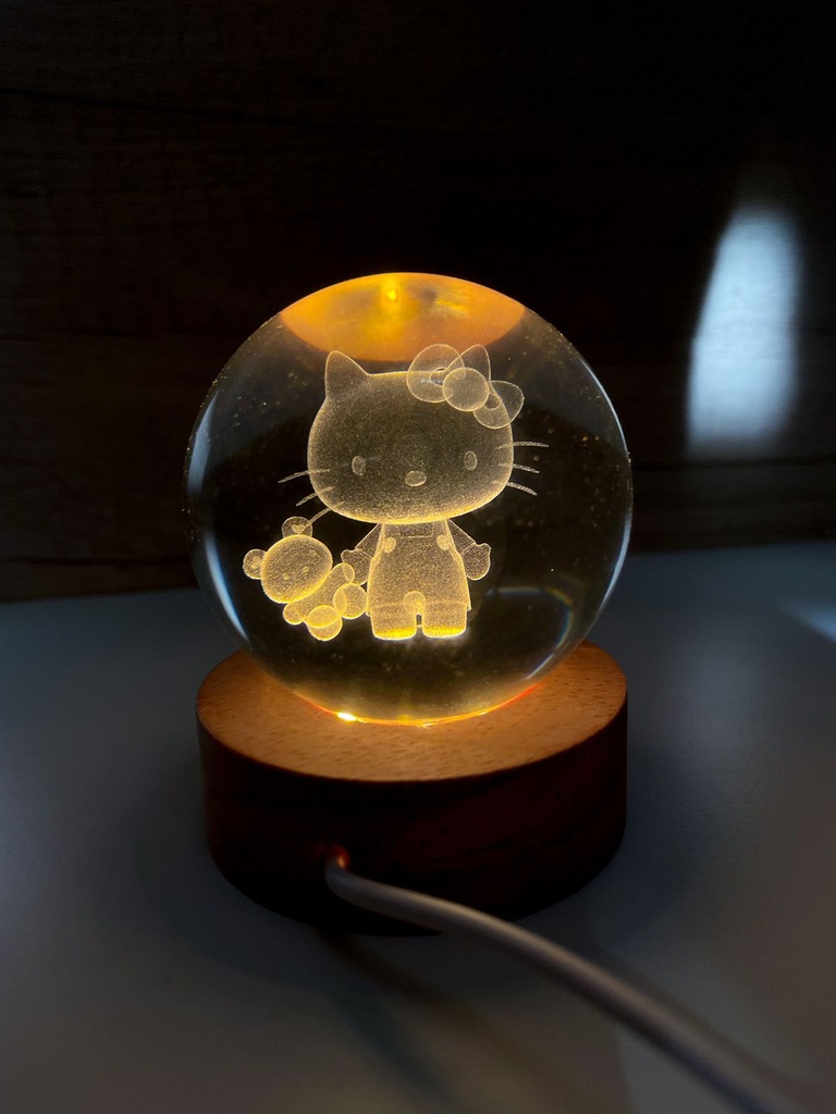 Esfera con luz 3D (varios)