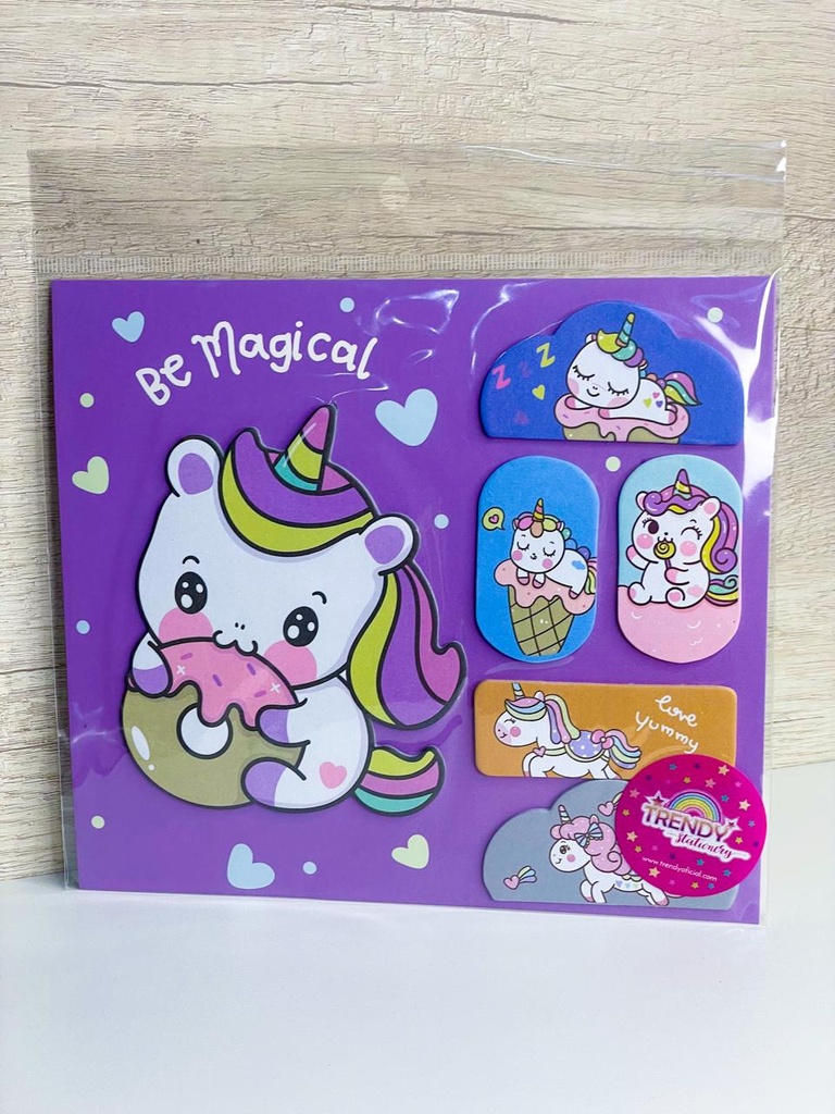 Post it unicornio x6 trendy