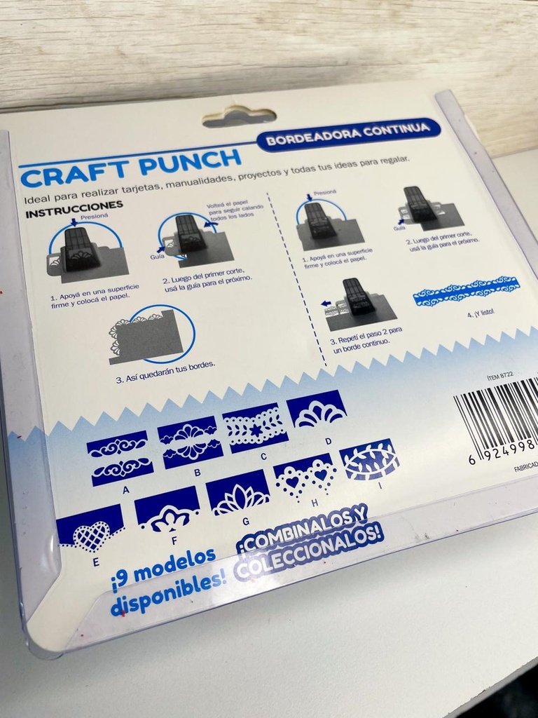 Perforadora con forma para goma eva 16mm