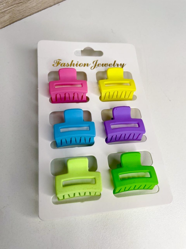 Broche x6 pastel