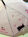Paraguas gato + cerezas