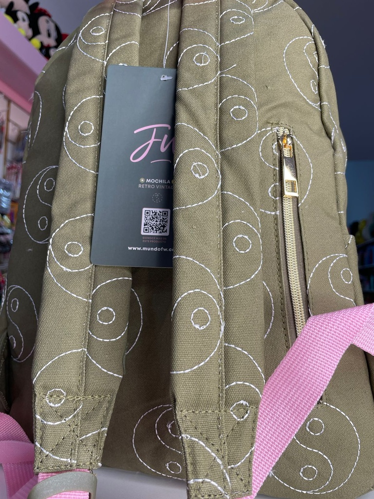 Mochila retro vintage 17"