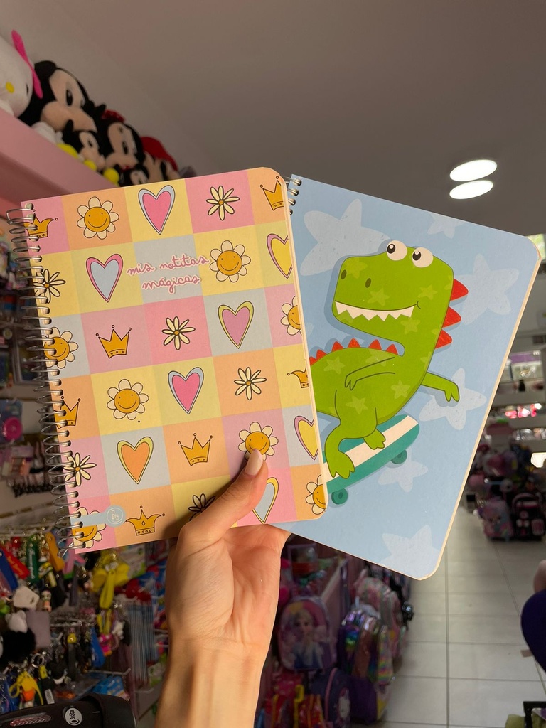 Cuaderno con estampa 15x21