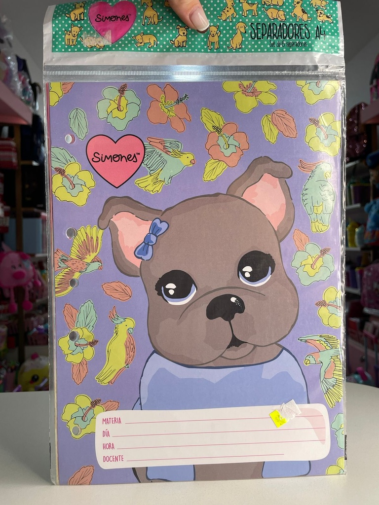 Separadores simones A4 mooving