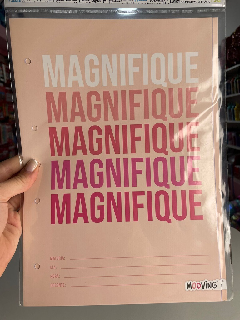 Separadores pastel A4 mooving