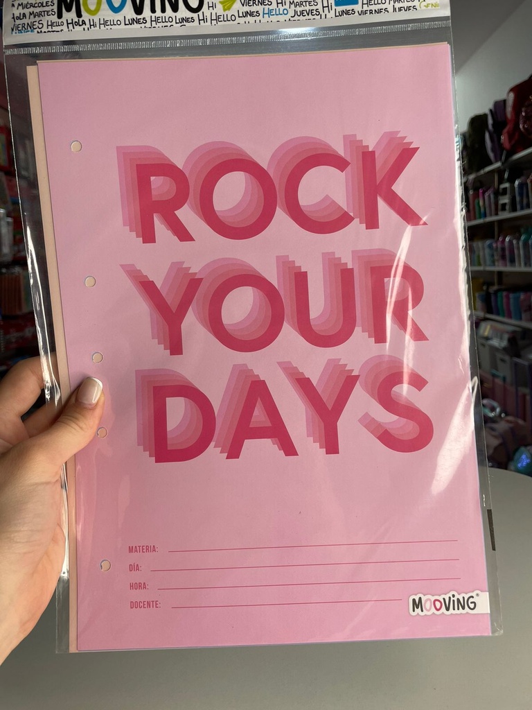 Separadores pastel A4 mooving