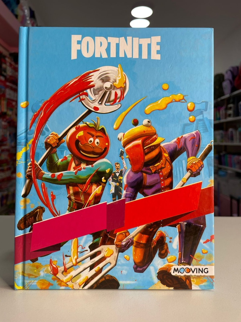 Cuaderno fortnite t/d 16x21 mooving
