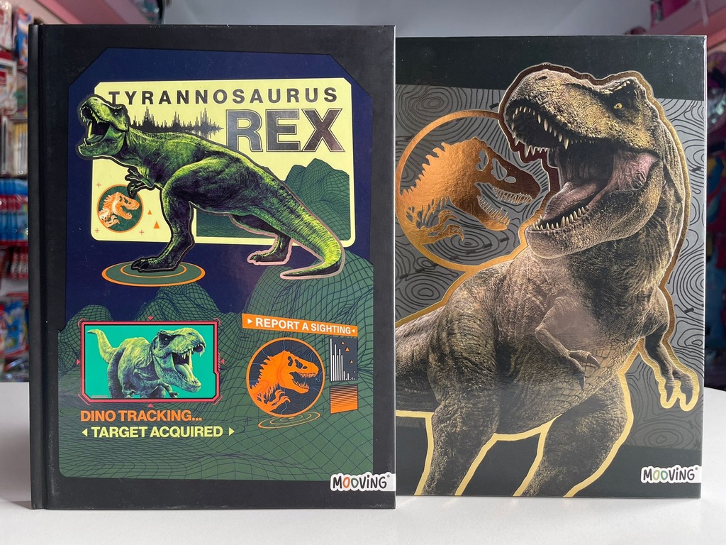 Cuaderno jurassic world 16x21 mooving