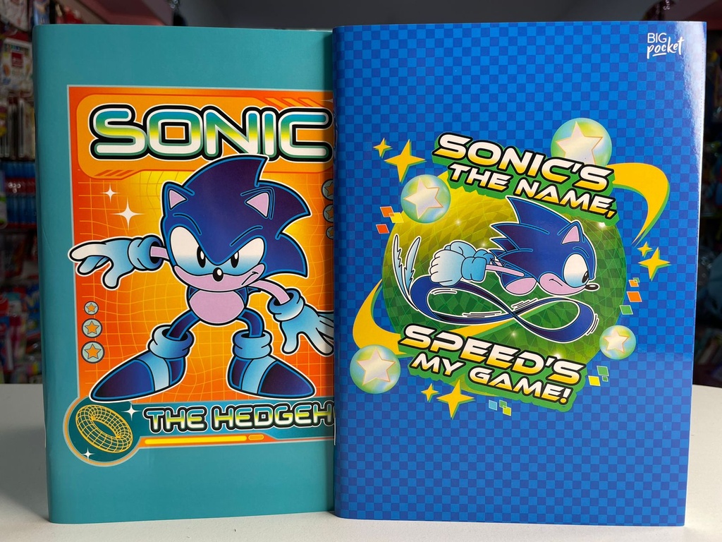 Cuaderno sonic t/f