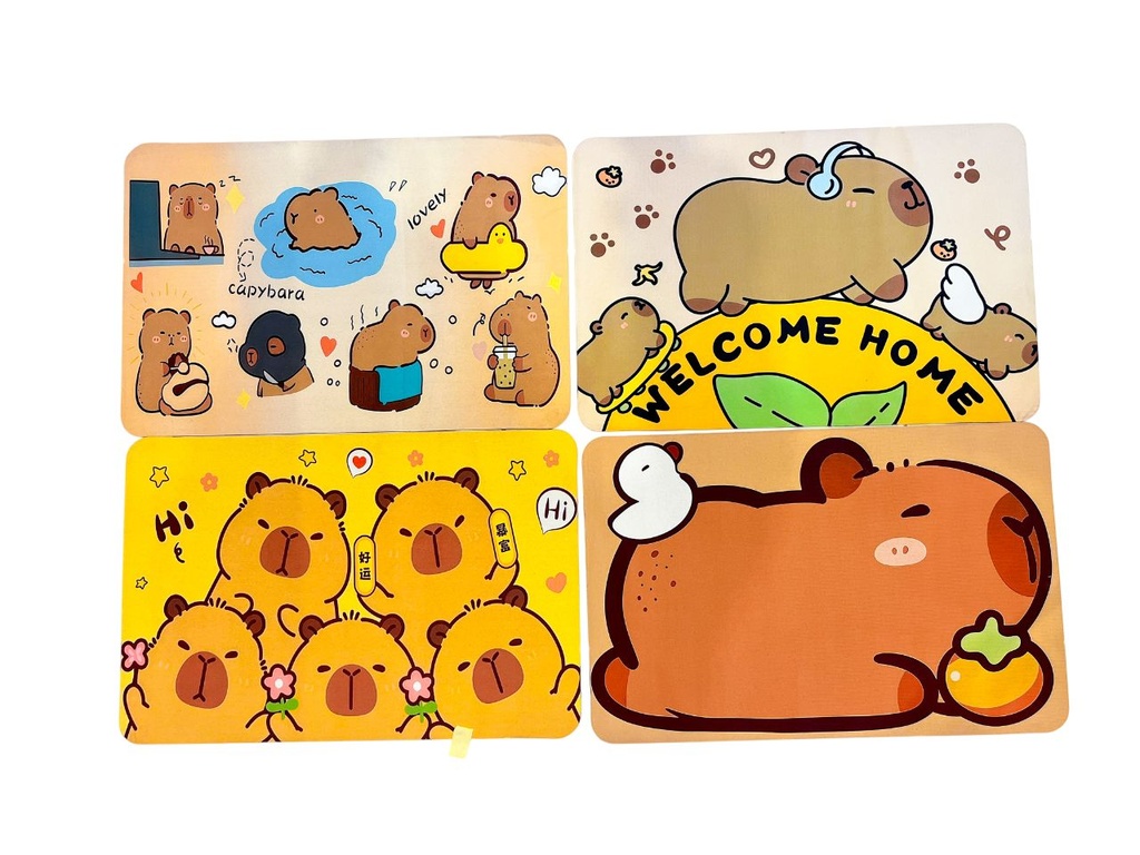 Alfombra capybara 58x37cm