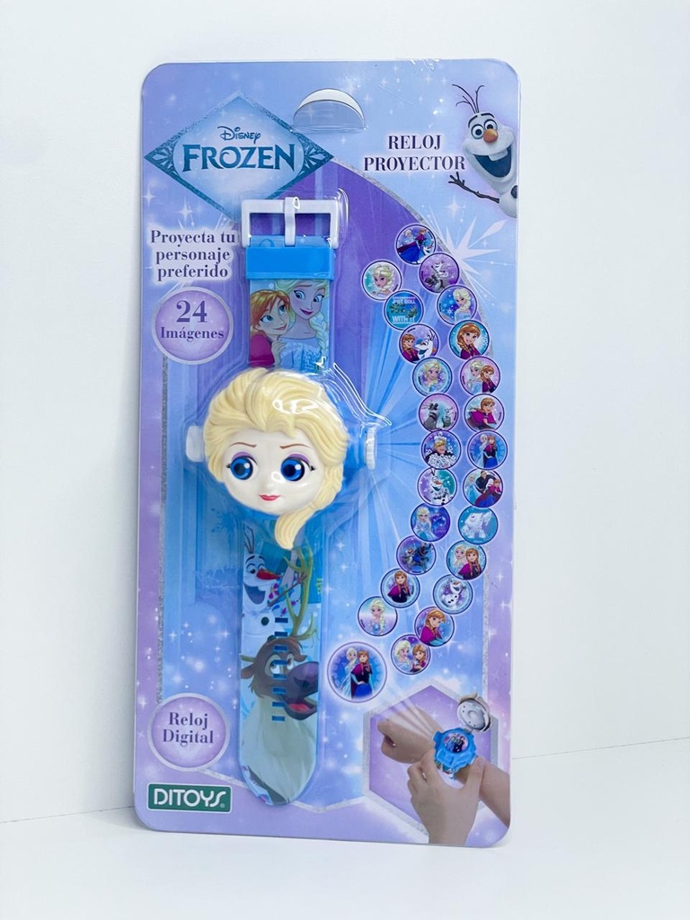 Reloj proyector frozen