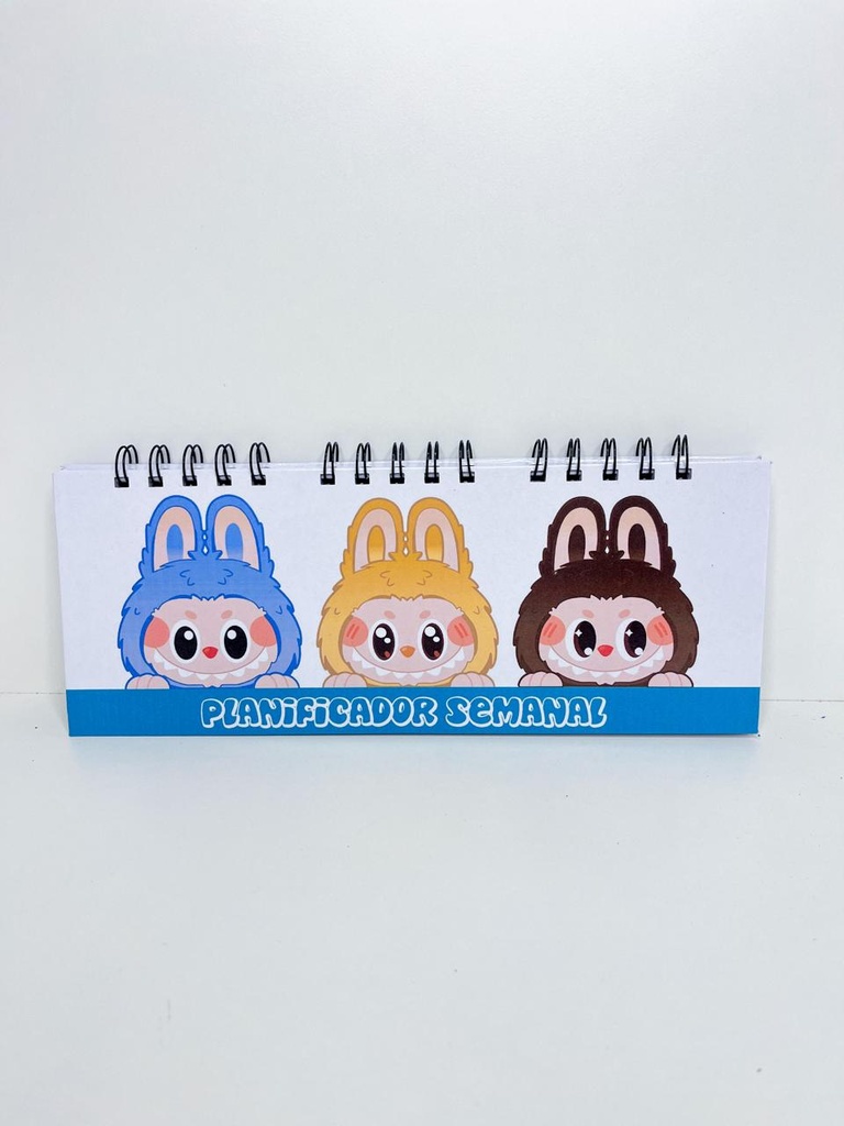 Planner semanal labubu