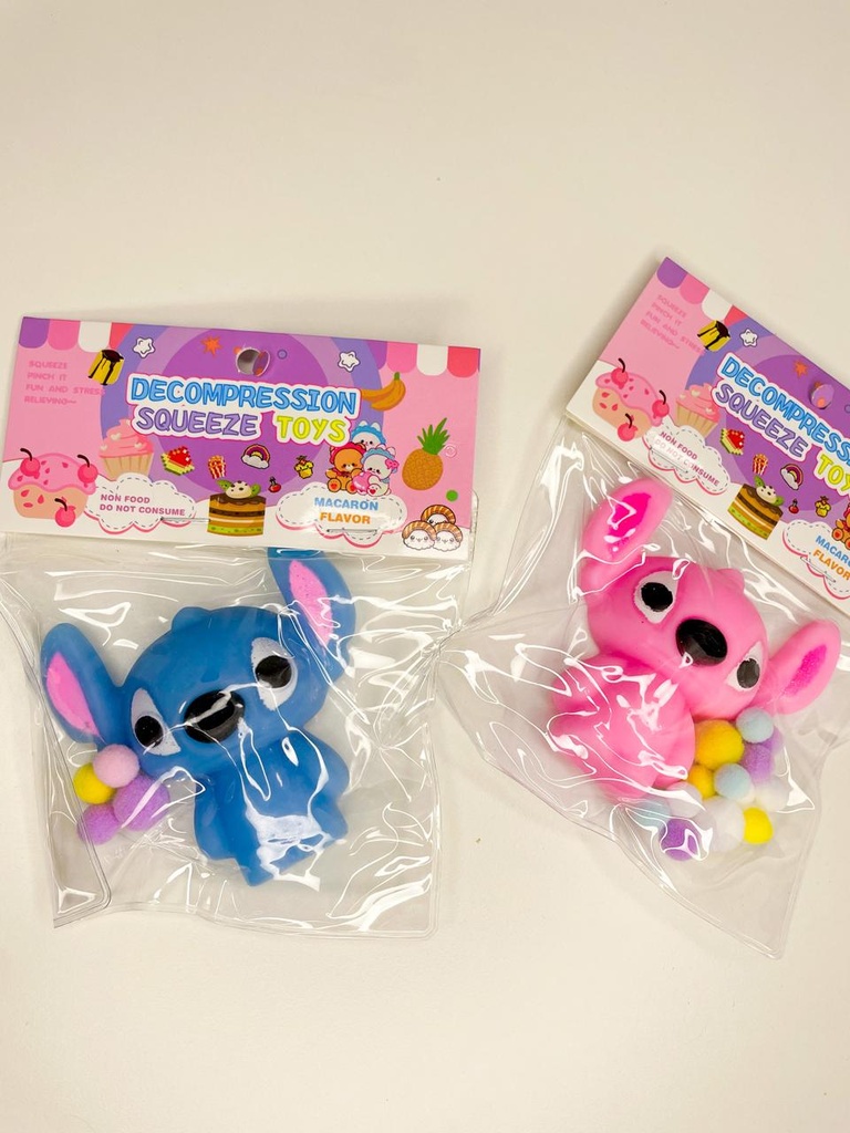 Squishy stitch con pompones