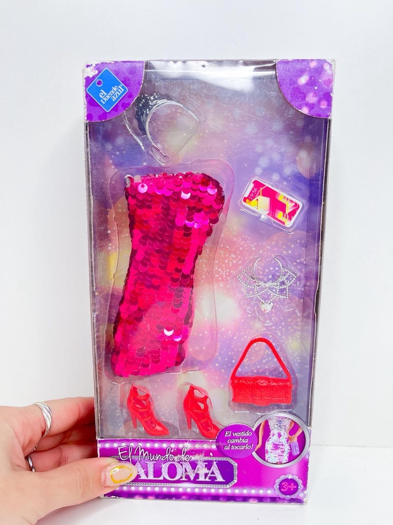 Vestido paloma accesorios