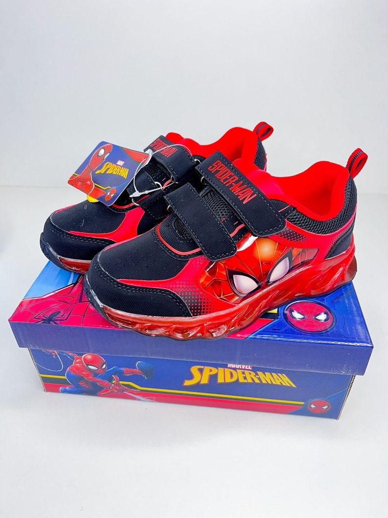 Zapatillas spiderman con luz