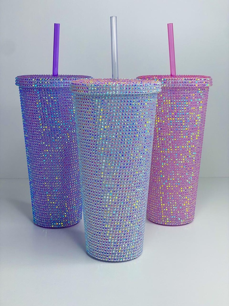 Vaso brillos diamond