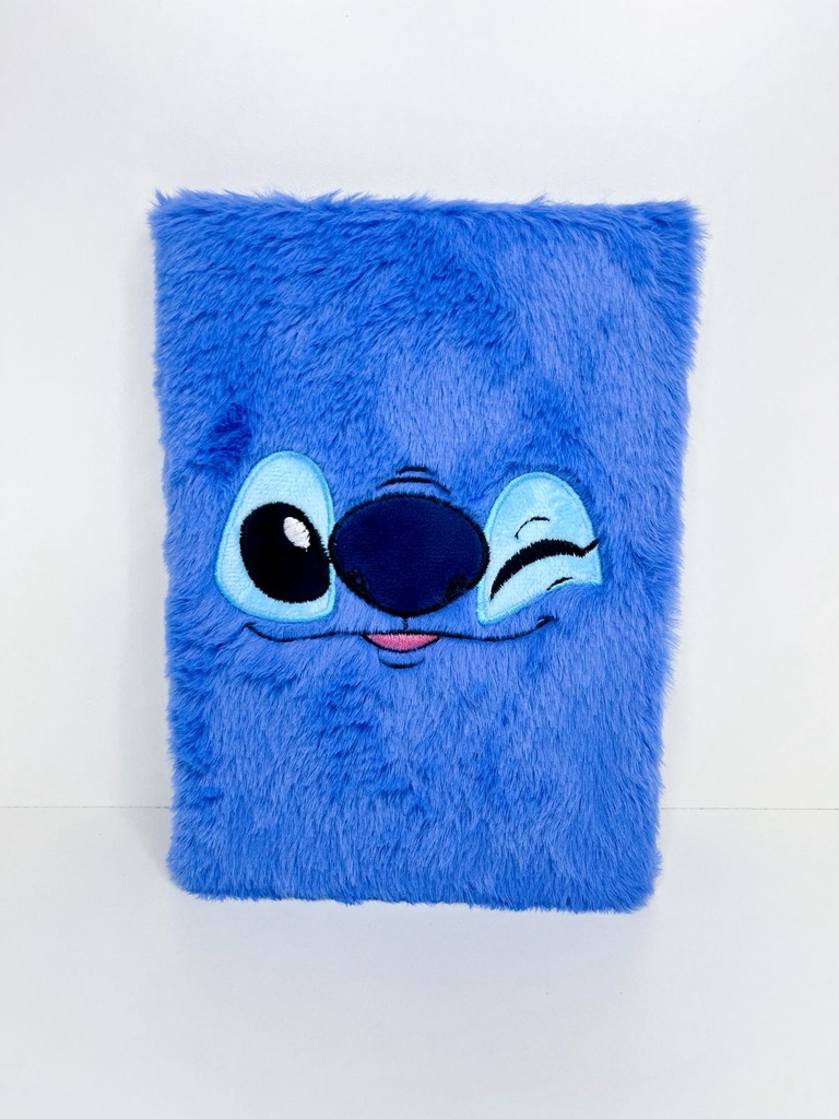 Cuaderno de peluche stitch