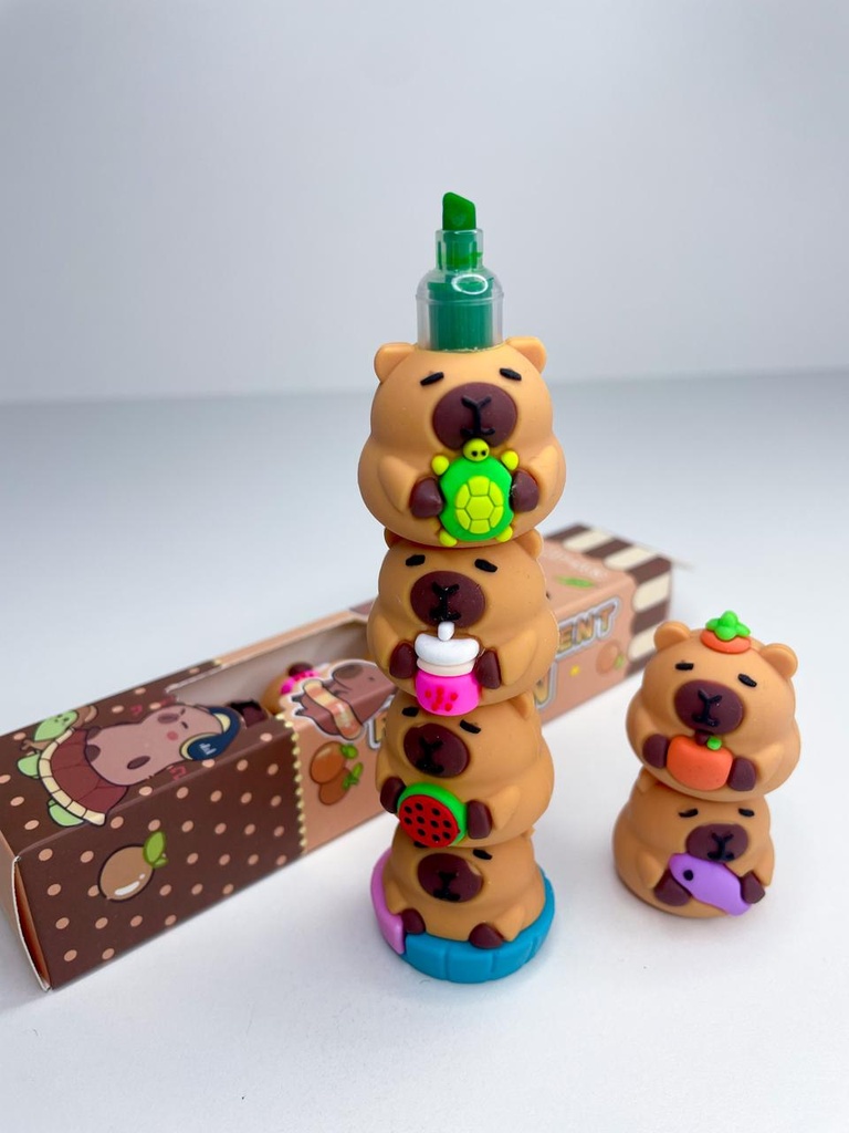 Resaltadores capybara x6