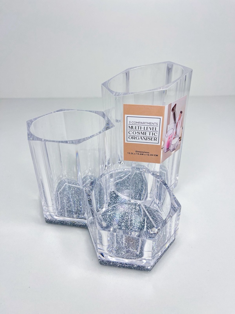 Portacosmetico acrilico 13x9x12