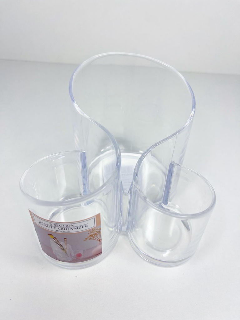 Portacosmetico acrilico 14x14x12