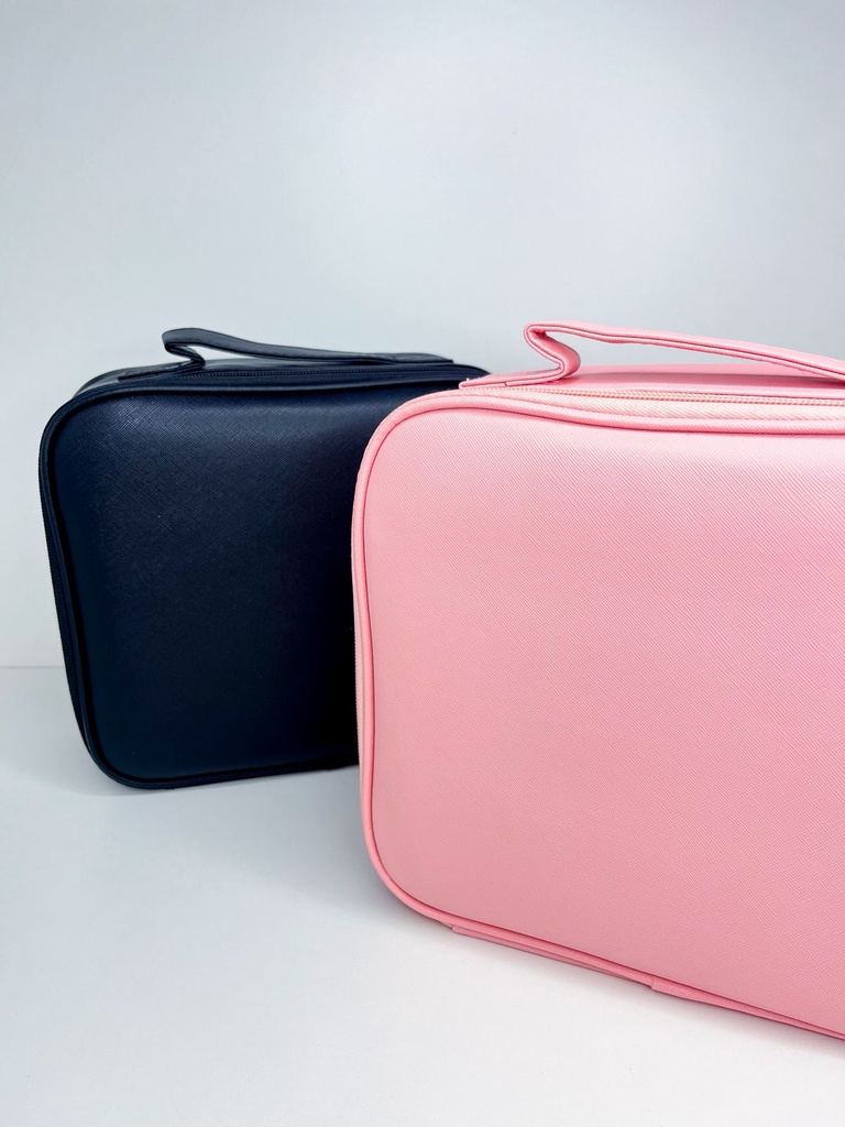 Portamaquillaje con espejo y luz led