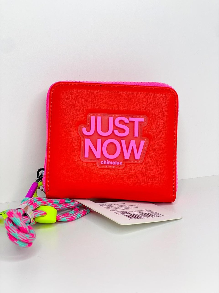 Billetera just now orange chimola