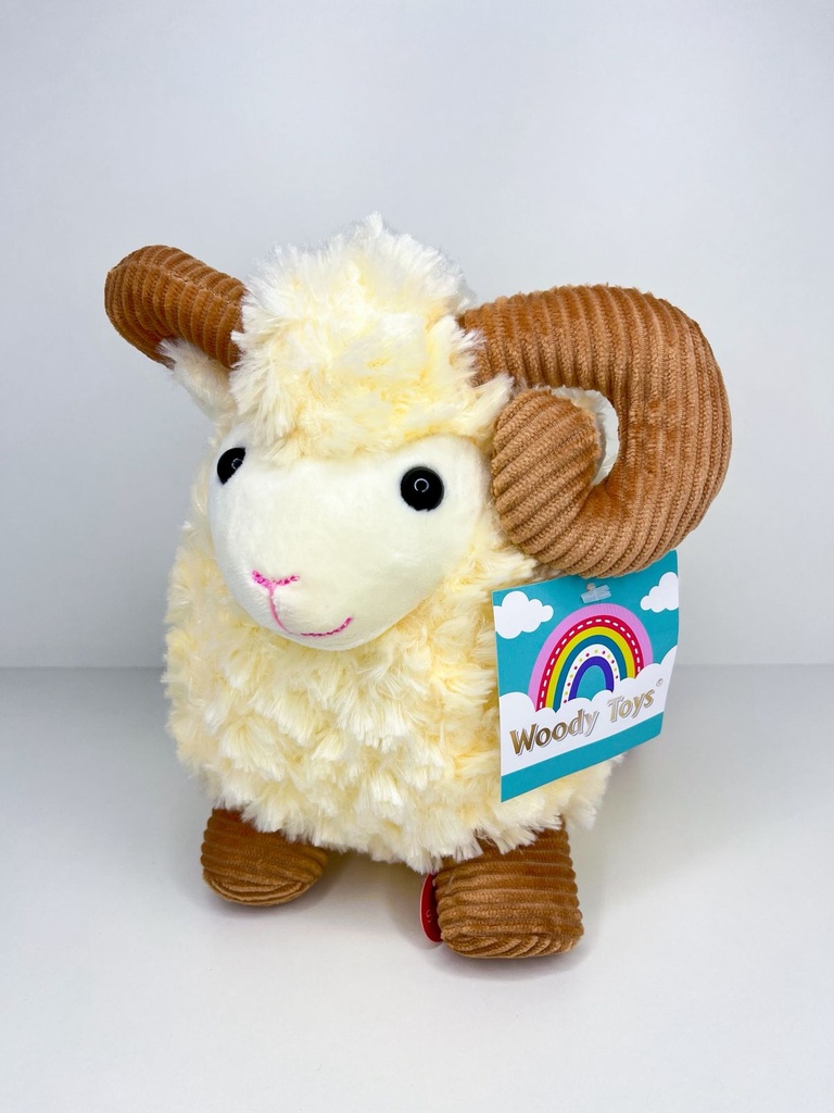 Peluche carnero c/sonido 23 cm