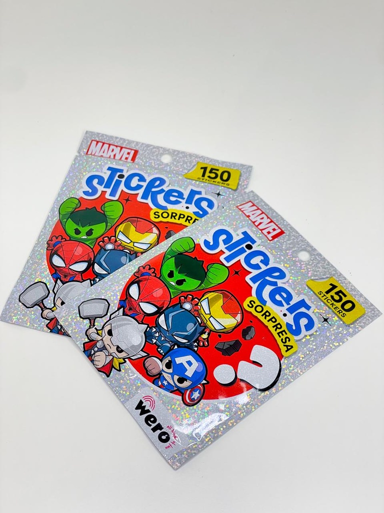 Sobre sticker sorpresa marvel x150