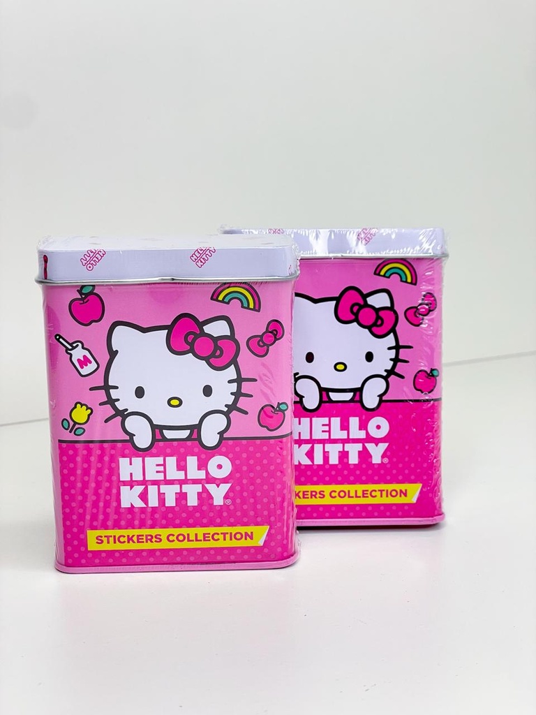 Lata de stickers x8 planchas