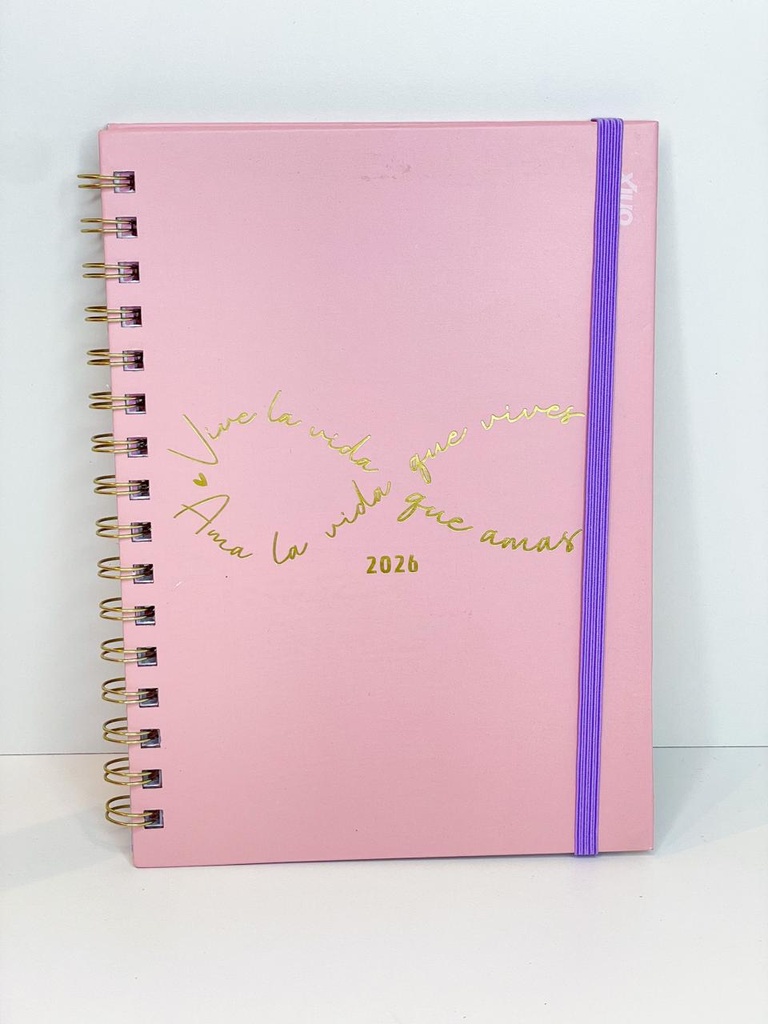 Agenda semanal color pastel 2026