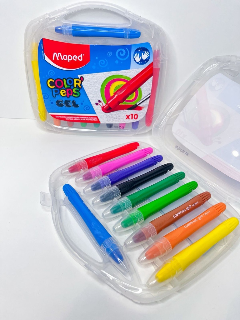 Crayones acuarelables x10 maped gel