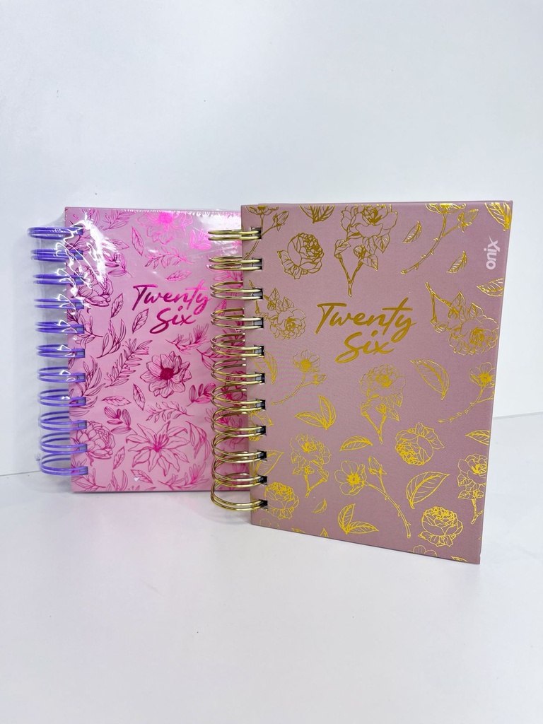 Agenda 2026 con espiral onix 10x15 DIARIA