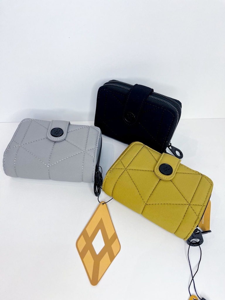 Billetera doble cierre amayra 2 divisiones