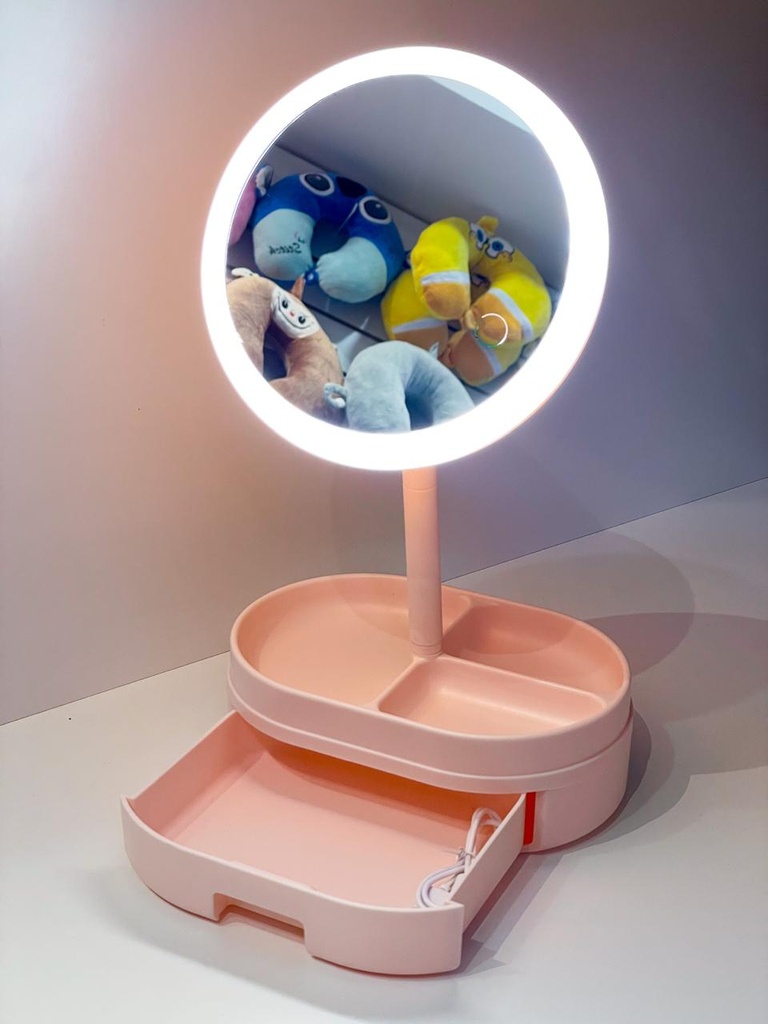 Espejo led + organizador
