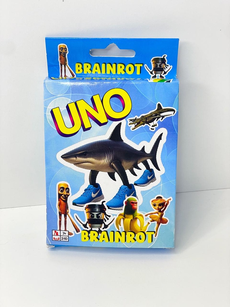 Cartas UNO tralalero brainrot