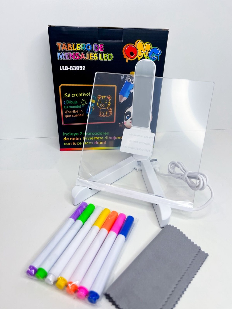 Pizarra led 15x15 chica