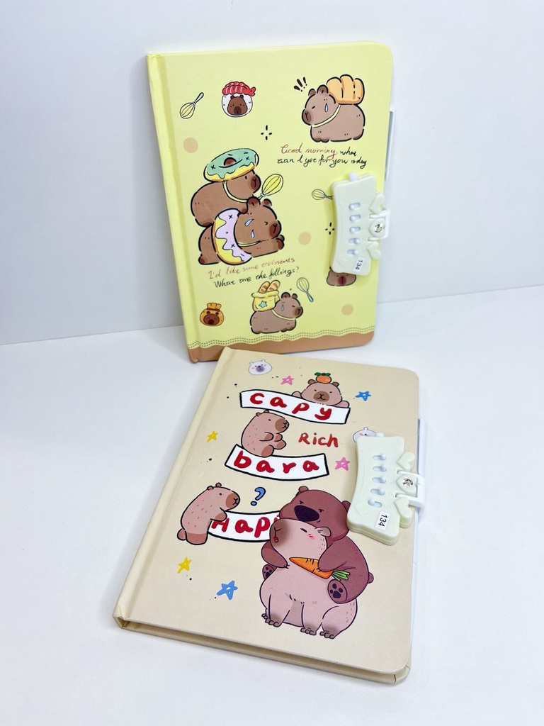 Diario intimo capybra con clave