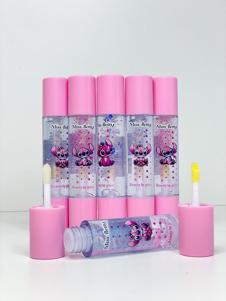 Brillo de labios 2 en 1 stitch