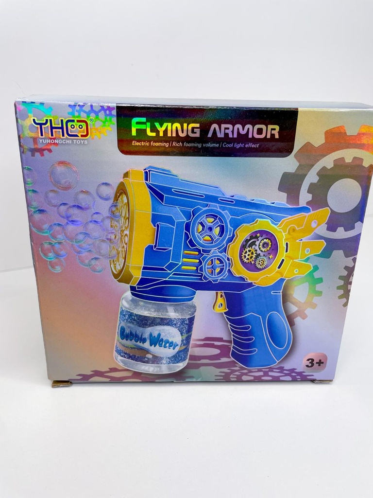 Pistola de burbujas Flying Armor