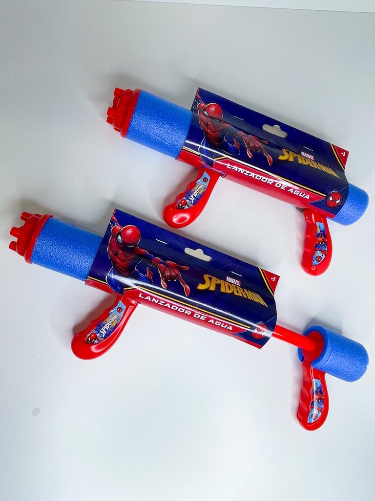 Pistola lanzador de agua spiderman