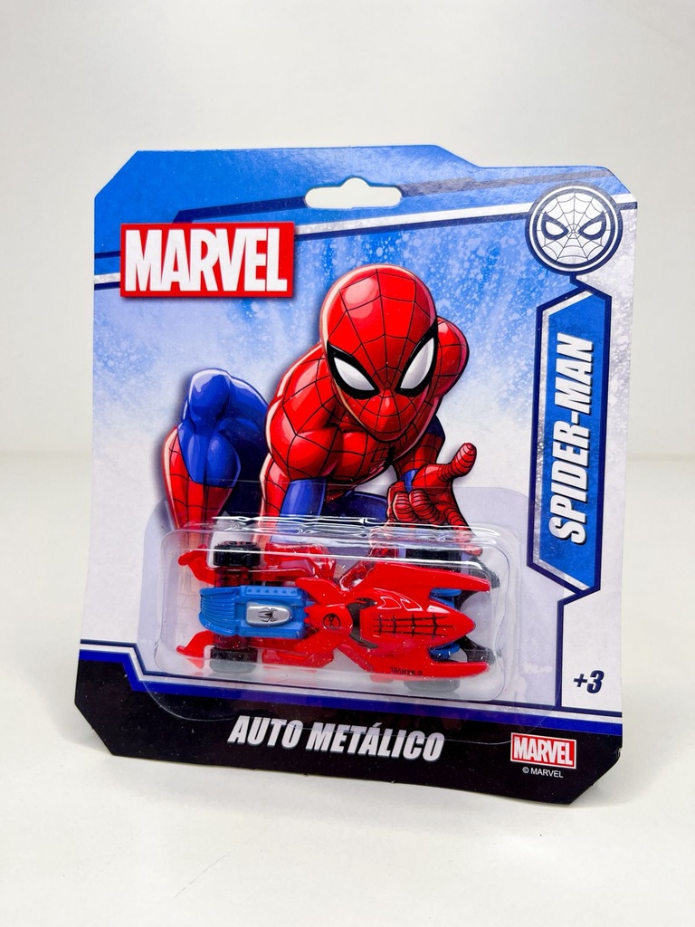 Auto metálico spiderman
