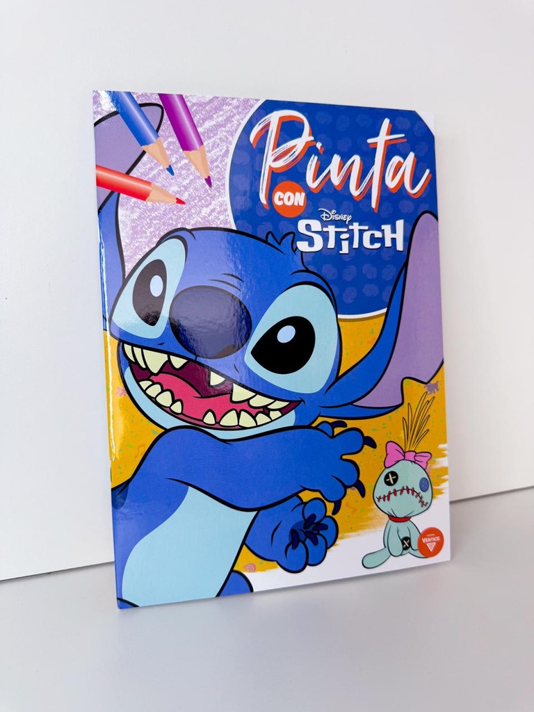 Libro pinta con stitch
