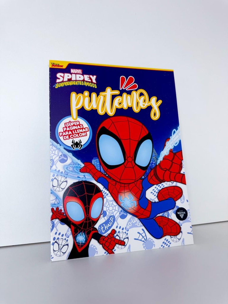 Libro spiderman pintemos