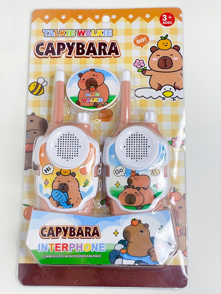 Walkie talkie capybara
