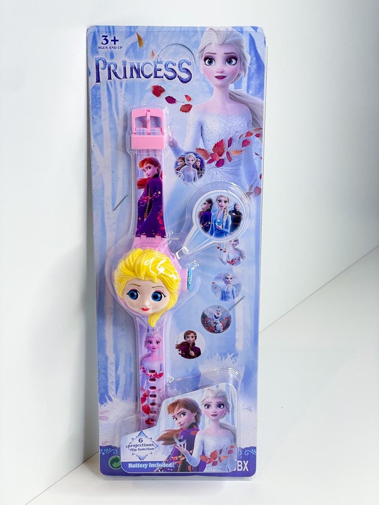 Reloj proyector frozen chico