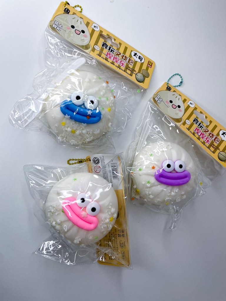 Squishy con cara + tenedor