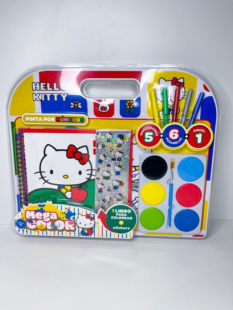 Libro para pintar mega acuarelas