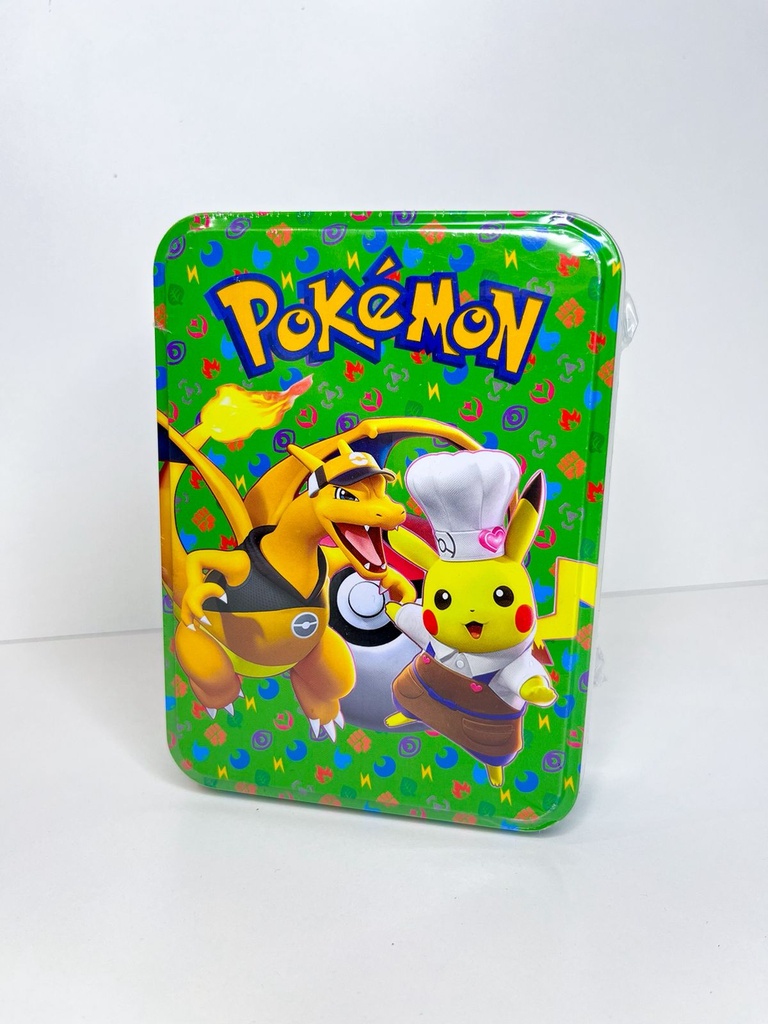 Lata pokemon cartas